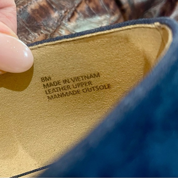 Women’s Navy Talbots Rainbow Dachshund Suede, 8M - Picture 5 of 5